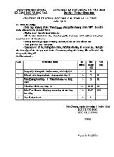 Cấu trúc đề thi chọn học sinh giỏi tỉnh Vật lí lớp 12 - Sở GD & ĐT Hải Dương